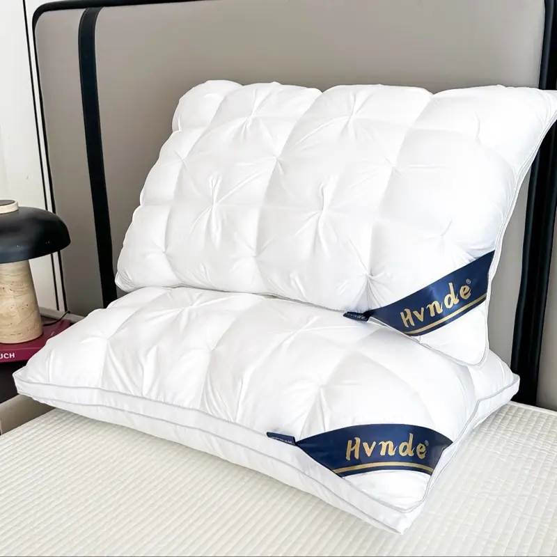 Hvnde Luxury Hotel Quality Bed Pillows For Sleeping, Low Allergy P...