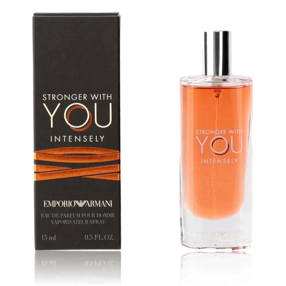 Giorgio Armani Stronger With You Intensely 15ml EDP – Rich Chestnut & Vanilla | The Ultimate Portable Power Scent