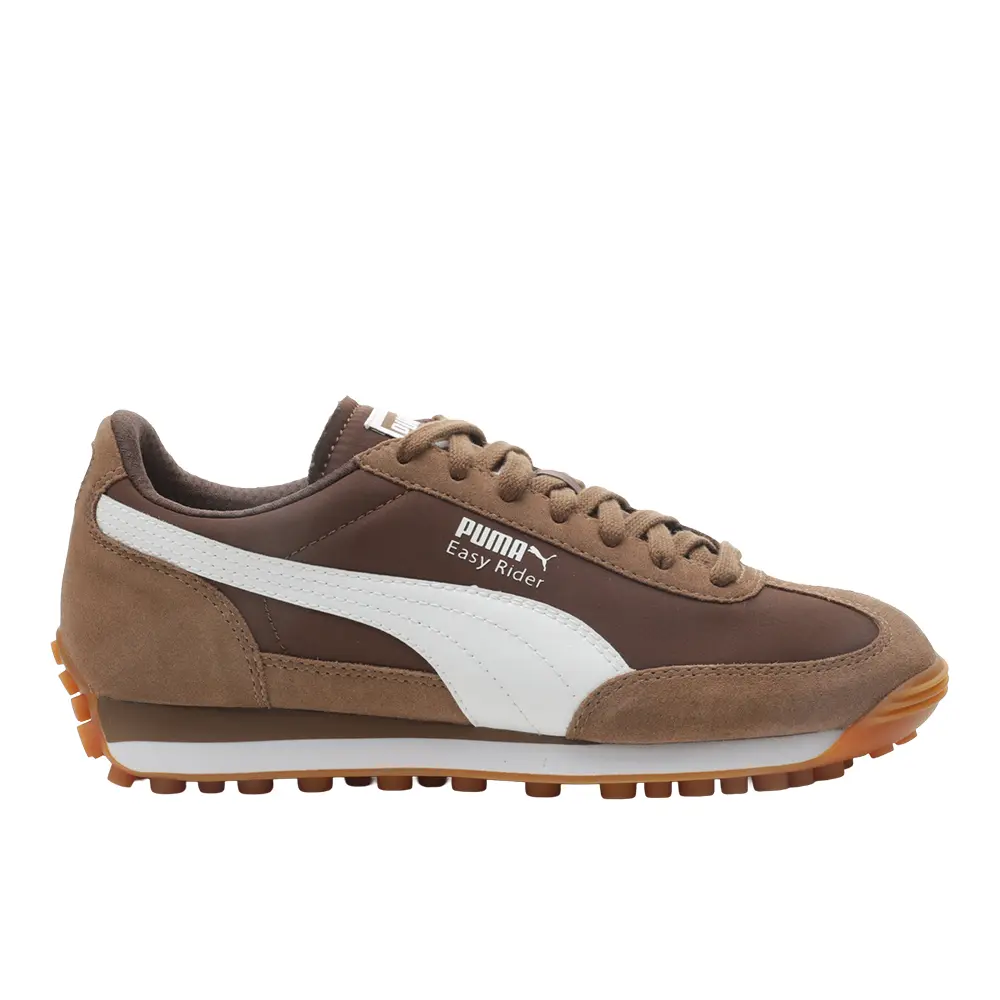 PUMA Womens Easy Rider S&N Lace Up Sneakers Shoes Casual - Brown