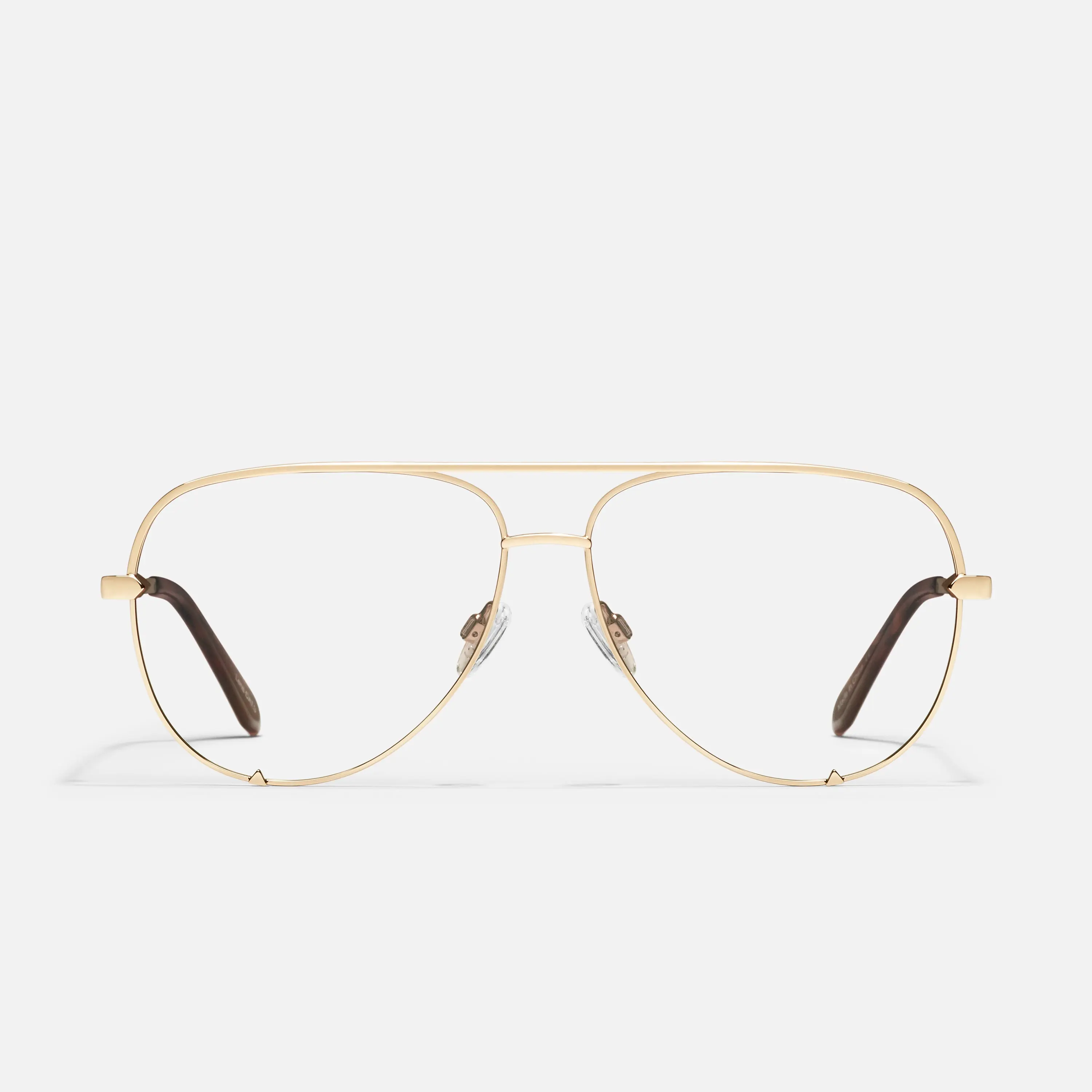 QUAY AUSTRALIA - HIGH KEY Unisex High-Key Trendy Frames Non-Prescription Bluelight Glasses, Large Size Fashion Eyewear Accessory