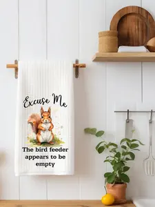 Excuse Me... The Bird Feeder Kitchen Towel