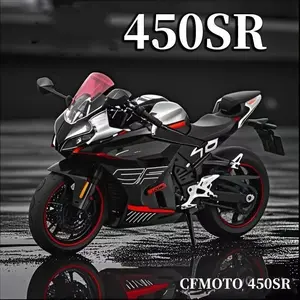 New Cfmoto 450sr Alloy Motorcycle Diecast Model, 1:12 Scale, High-End Gift Box, Perfect for Gifting, Ideal for Ceremonies