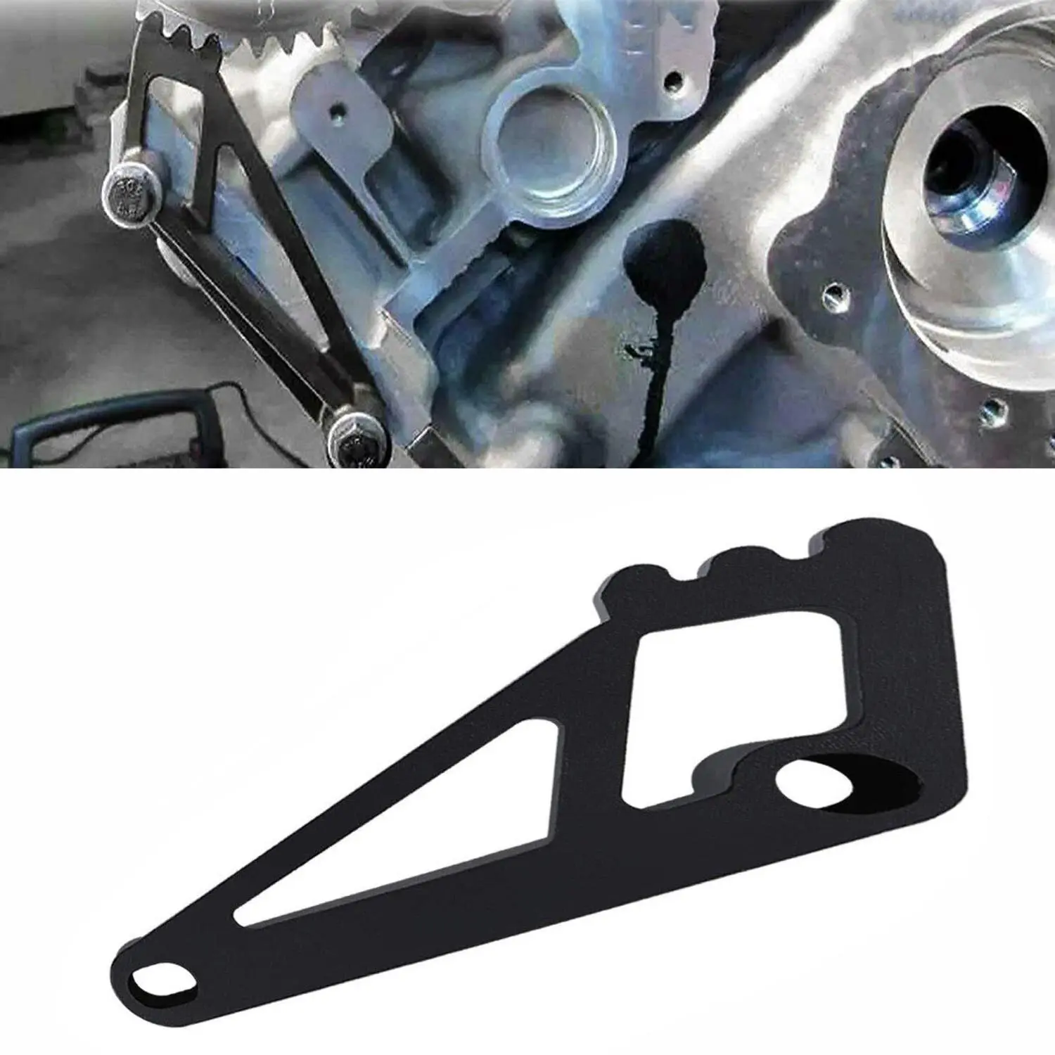 Chrome Moly Triangle Standard Metal Functional Cam Phaser Locking Holding Tool 303-1046, Auto Repair Tools for Rotunda Ford 4.6L/5.4L 3V Engine Phaser Jobs, Vehicle Repair Accessory, Vehicle Repair Tool