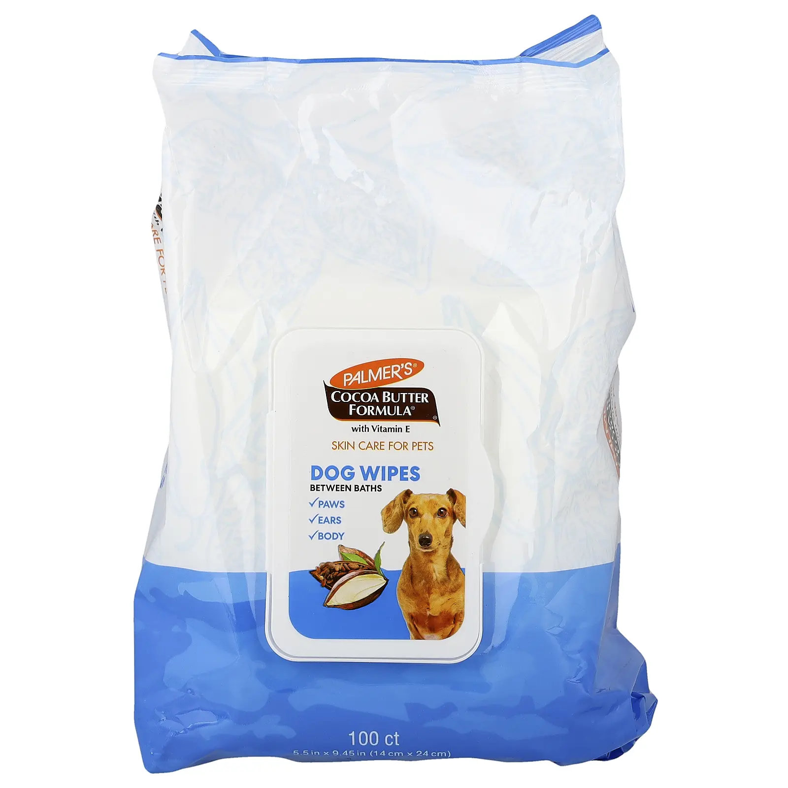 Palmer's for Pets Coconut Butter Formula® with Vitamin E, Dog Wipes, 100 Wipes