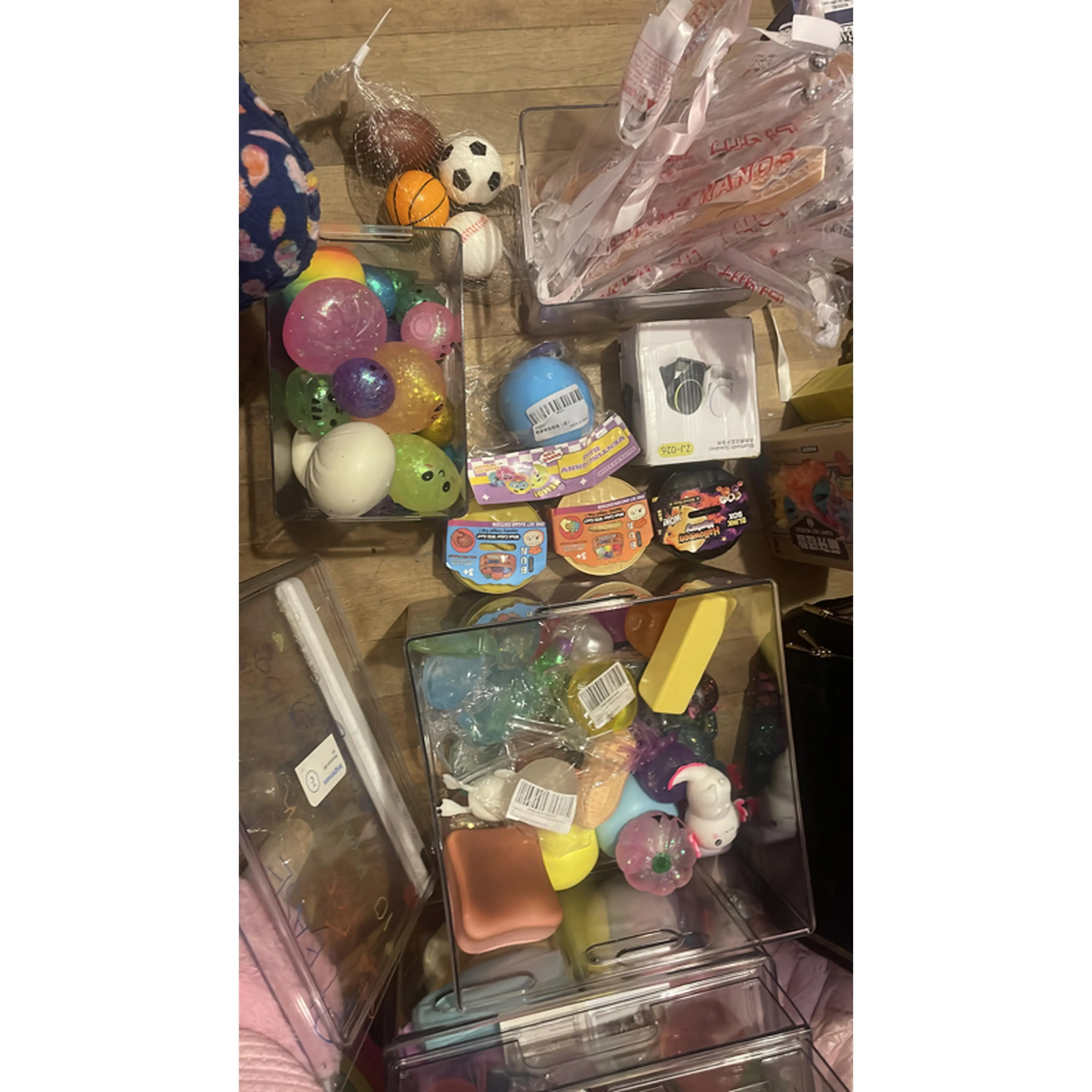 Build Bundle with Bag - Assorted Toys and Accessories in Clear Containers