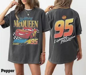 [Sale Up To 50%] Two-Sided Vintage Lightning Mcqueen Shirt, Radiator Springs Tee, Rusteze Cars Shirt