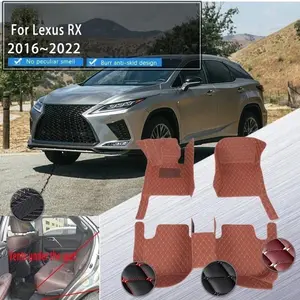 LHD Car Floor Mats For Lexus RX Rekusasu RX 270 330 350 AL20 2016~2023 Pads Car Matts Rug Car Accessories Interior Car Floor Matting Car Interior Accessory