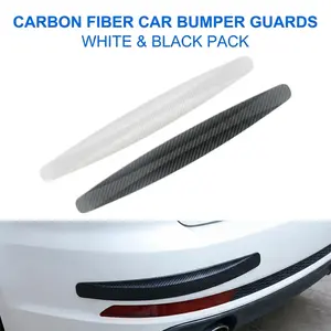 2Pcs Universal Car Bumper Protector | Anti-Scratch Guard Strip | Front & Rear Auto Collision Patch