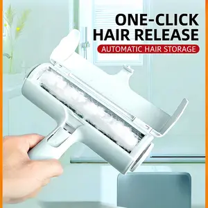 Chom Chom Roller Mini Pet Hair Remover, Reusable Fabric Cleaner for Clothes Sofa Car, Efficient Fur Removal Tool