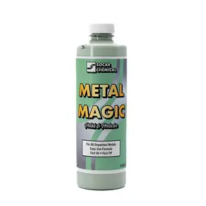 Socar Chemical Metal Magic - Fast On & Fast Off Formula for Brass Aluminum Stainless Steel Copper Gold Silver Other Unpainted Metals Easy Use Polish & Protect, Multi-Metal Compatibility