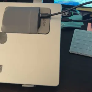 Slipdrive - Portable Hard Drive Sleeve for Laptop - SSD Solid State Drive - Reusable Adhesive - Stick on External Hard Drive Carrying Case - Pocket Pouch