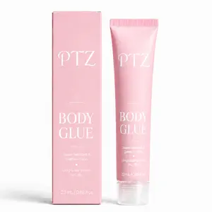 Body Glue for Clothes & Skin SummerVibes, Invisible Strong Hold Fashion Adhesive, Sweat-Resistant & Washable, Fabric-Safe Liquid Glue for Bras, Wigs, Costumes, Dance & Daily Wear (20ml) SummerVibes
