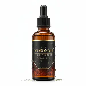 Targeted Skin Protect Serum for Melanin-Rich Skin – Evens Skin Tone, Brightens & Calms Irritation – Barrier Defense with Argan, Jojoba, Shea & Vitamin C – For Black Women – 60ml / 2 FL.OZ