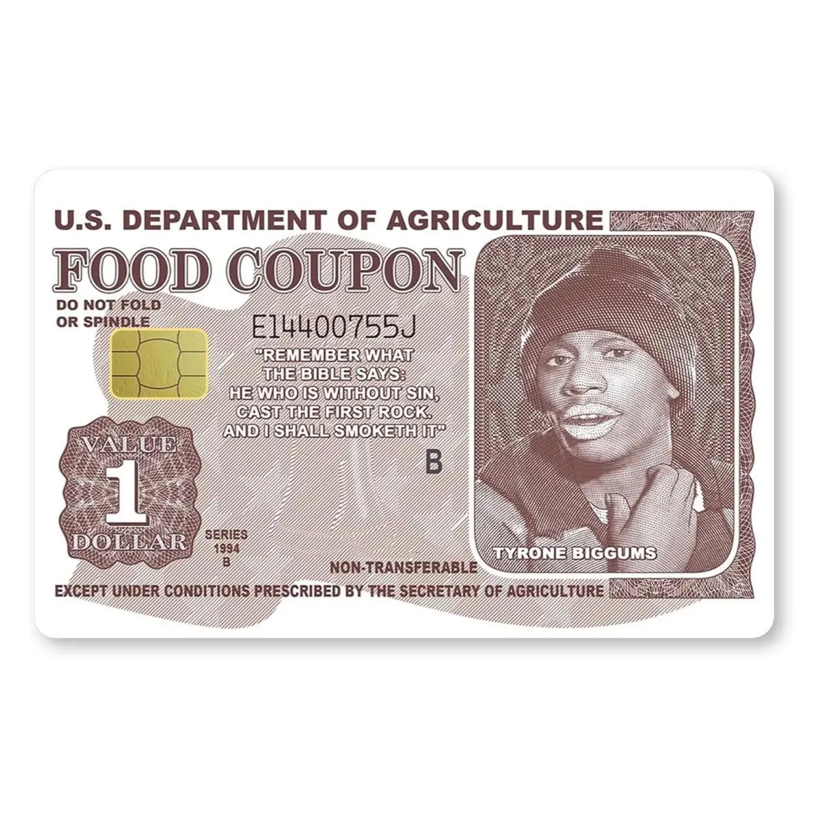 Funny Food Coupon Credit Card Sticker, Debit Card Skin Cover,Credit Card Skins Cover - Personalization Credit Card Cover