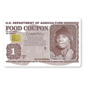 Funny Food Coupon Credit Card Sticker, Debit Card Skin Cover,Credit Card Skins Cover - Personalization Credit Card Cover