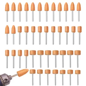 Dremel Sanding Bits for Rotary Tool Kit 42 Count 10mm & 15mm Shapes  Oxide Grinding Stones for Sharpening Grinding Smoothing Flap Wheel