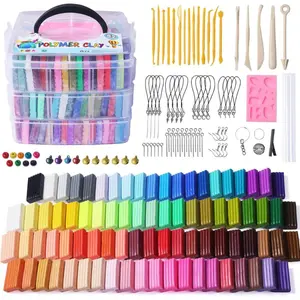 [Christmas deal] Polymer Clay| 82 Colors Clay Kit, Non-Toxic | Ideal DIY Clay Gifts for Adults and Teens, Polymer clay set