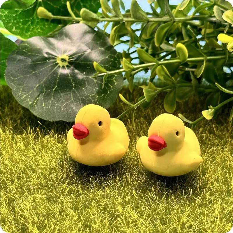 Random Animal Rubber Erasers Rubber Duckies Set of 4 8 or 16pcs, Fun Desktop Pets Ideal for Rewards Easter Egg Fillers and Party Gifts