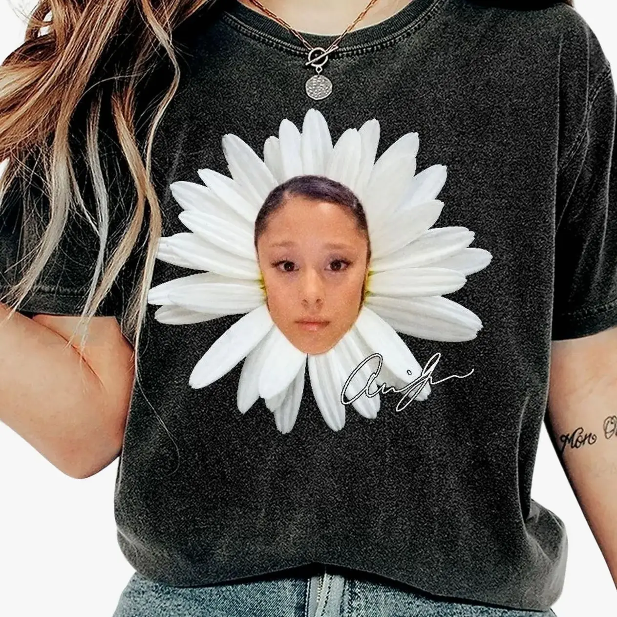 Ariana Petal Daisy Meme Shirt