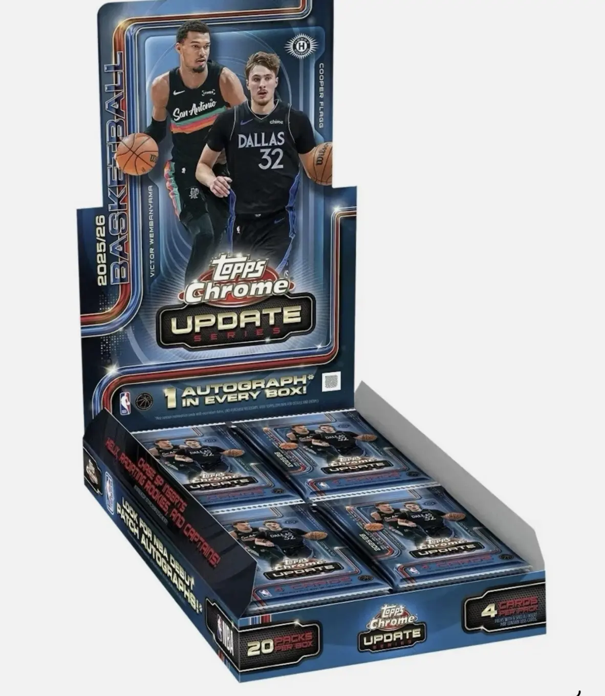 2025-26 Topps Chrome Update NBA Hobby