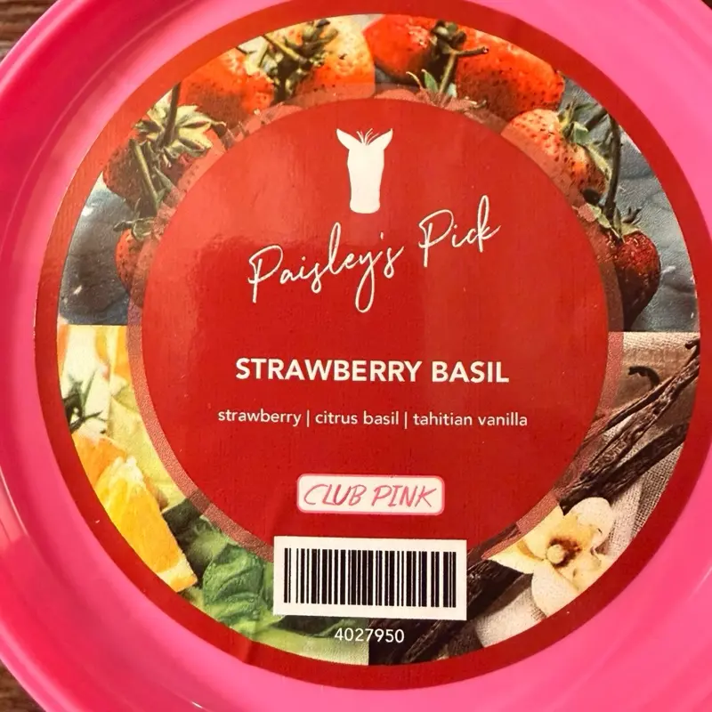 Paisley's Picks.. pink zebra soy wax scented 16oz cartons Paisley's Picks.. pink zebra soy wax scented 16oz cartons