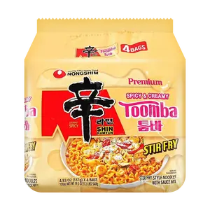 Korean Spicy Creamy Instant Stir-Fry Noodles, NONGSHIM Toomba Flavor - 137g