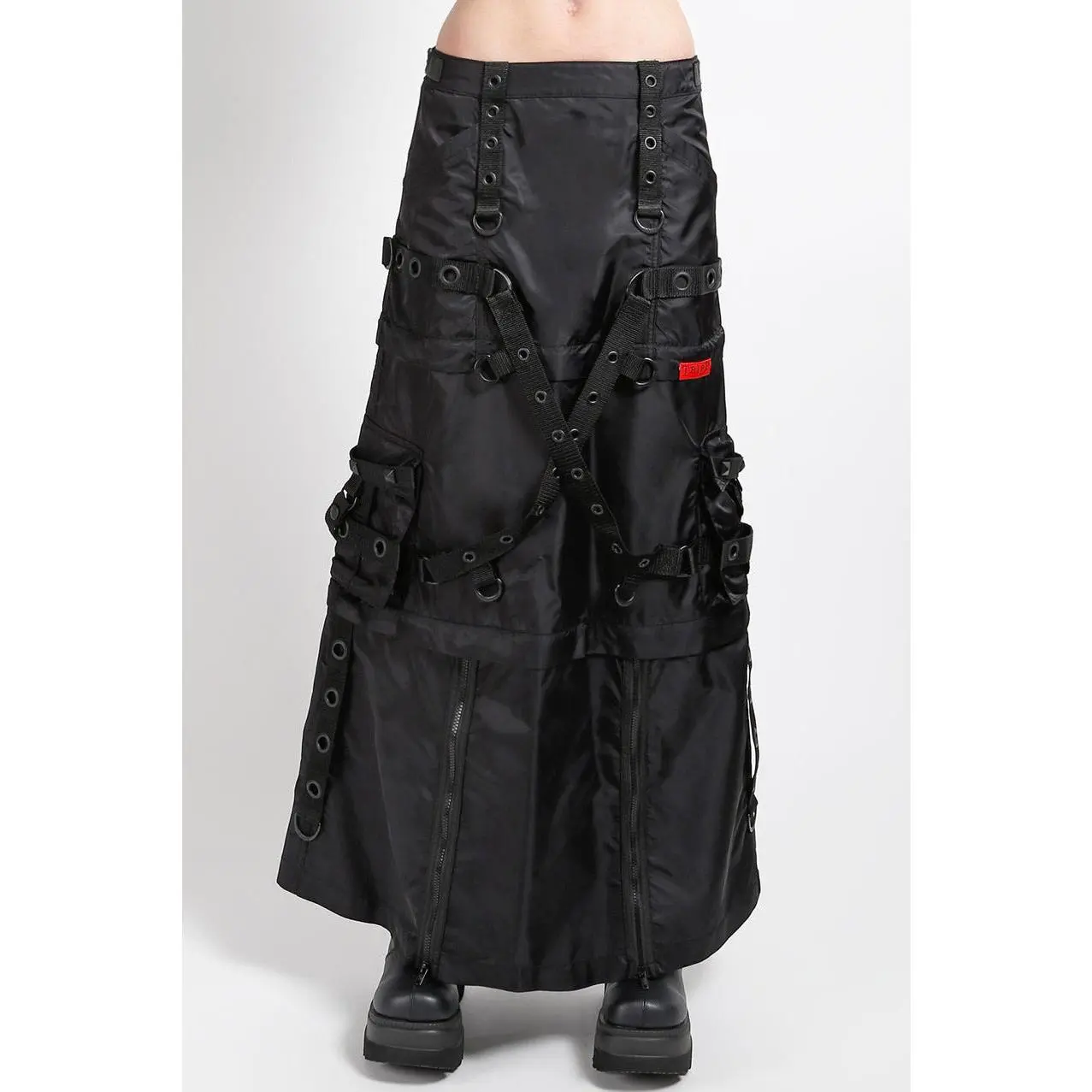 Tripp NYC Zip Off Mega Nylon Skirt