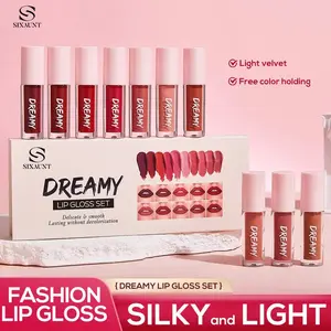Dreamy Glossy Lip Stain Tinting & Long Lasting Moisturizing Lip Care Waterproof Non-Stick Cup Lasting Beauty 10 Options Hydrate Lipgloss Lipstick