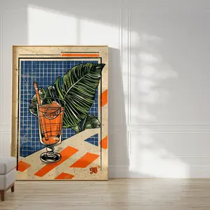 90's Cocktail Bar Poster, Funny Bartender Print, Old Book Cover, Large Wall Art, Spirits And Wine Poster, Alcohol Poster, Cocktail Art