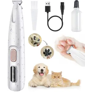 2025 New Pet Trimmer for dogs and cats,Waterproof Rechargeable Pet Shaver with LED Light, 18mm Widen Blade,Multifunctional Pet Hair Clippers for Paws Eyes Ears Face Rump,dog stuff,cat paw trimmer dog cat USB Rechargeable dog paw cleaner pet clipper