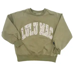 Lulu Mac Green Camo Sweatshirt - Casual Camouflage Design for Everyday Wear