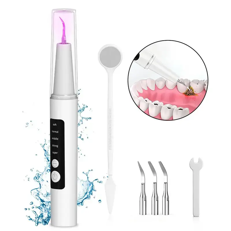 NBGRLVS Waterproof Adjustable Electric Teeth Cleaning Machine Kit, Removable Oral Plaque Tartar Stain Remover for At-Home Use, Prevents Cavities, Bad Breath, Gum Disease - Cost-Effective Oral Care Solution