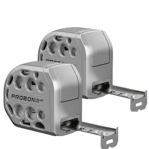 16/25ft Retractable Measuring Tape, Double-Sided Graduations Waterproof Stainless Steel Tape Measure with Auto-Lock Function, Magnetic Engineer Ruler