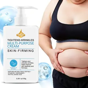 SUMFANG Multi-Effect Firming & Anti-Wrinkle Cream 150g Treatment | Sapphire Peptide Complex + Tripeptide + Niacinamide, improves wrinkles and sagging | Triple Hyaluronic Acid + Vitamin B5 for deep hydration