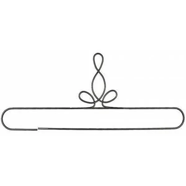 16in Heirloom Split Bottom Hanger Silver