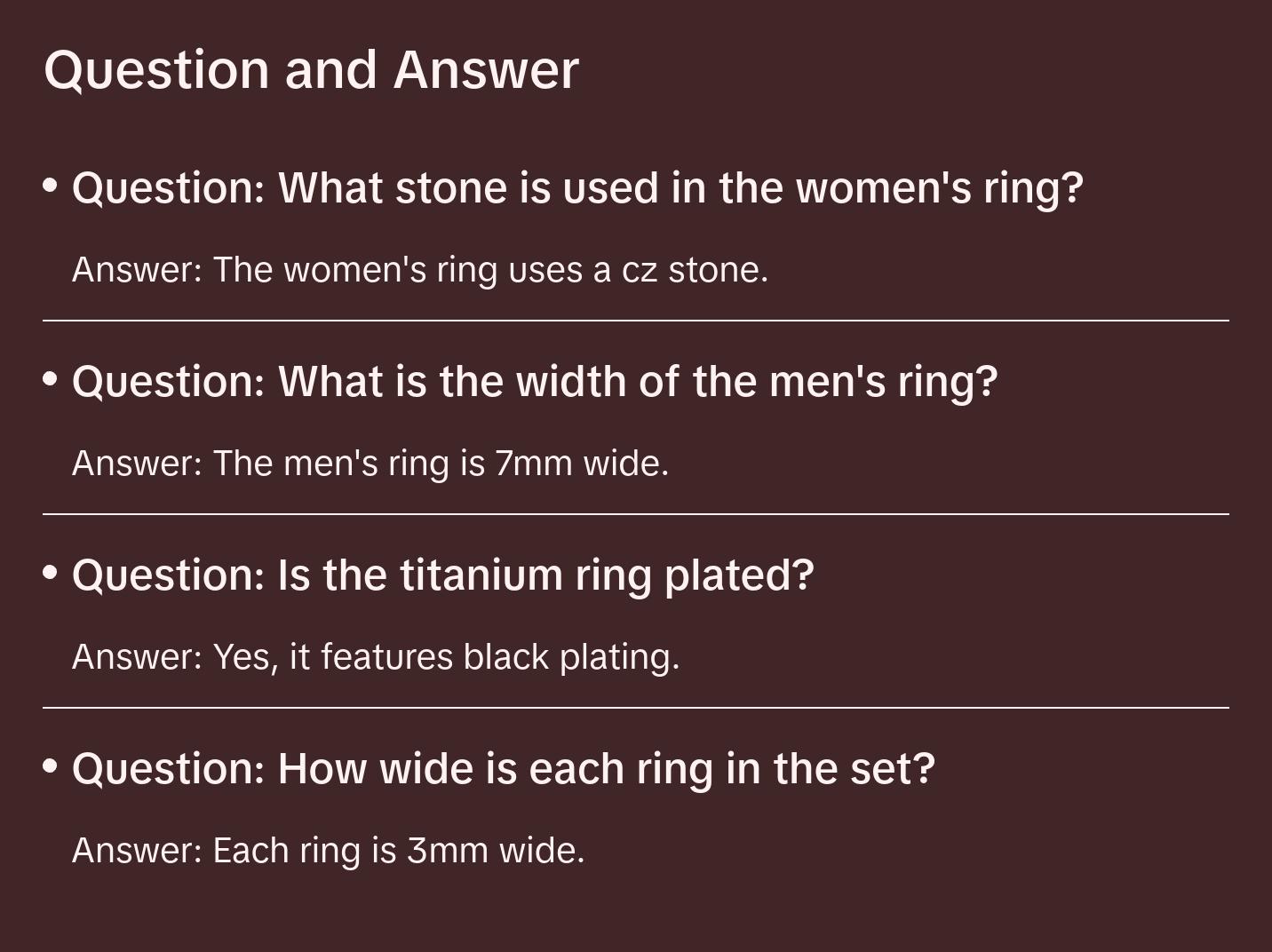 His Hers Cz Wedding Ring Set Sterling Silver & Titanium Wedding Rings