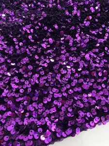 Purple Sequin on Velvet