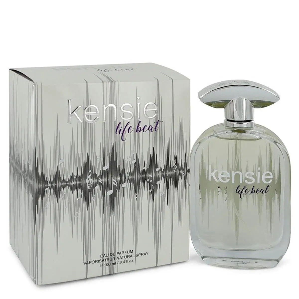 212 MAIN Kensie Life Beat Women's Floral Fruity EDP Spray - 3.4 fl oz Continuous Spray Bottle, Flower & Fruit Coconut Fragrance with Coconut Berry, Jasmine & Rose Notes