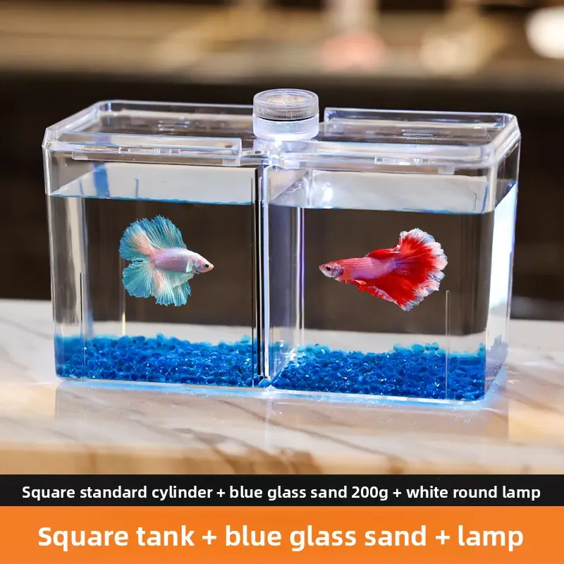Standard tank + glass sand blue + light