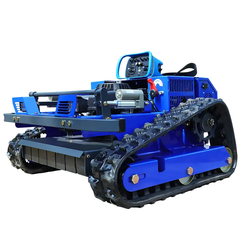 AWY-550 Smart Automatic Lawn Mower - Smart Control Robotic Lawn Mower, Remote-Operated Multifunctional EPA-Approved Garden Tool with Durable Crawler Tracks for Rough Uneven Outdoor Ground, Smart Control Robotic Lawn Mowers