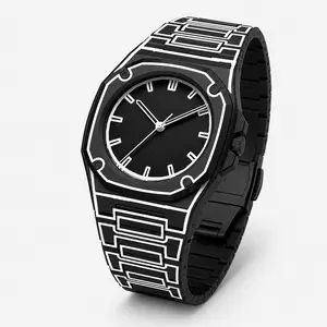 New Trendy Men's High-End Quartz Analog Watch, Arabic Numerals Wristwatch, Fashion Simple Couple Watch, Stylish and Elegant Timepiece, Casual Analog Watch