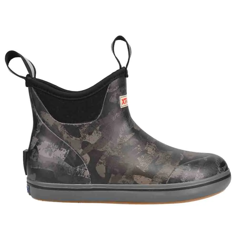 Xtratuf Womens Ankle Deck Pull On Casual Boots Ankle - Black