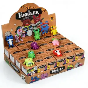 2026 New 24pcs Cute Little Monster Plushie Blind Box Set, Ugly-Cute Contrast Design with Unique Teeth and Eyes, Perfect for Collectors