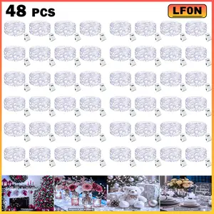 Create Magic with 48 Packs! Battery Operated Fairy Lights for Enchanted Wedding, Party & Christmas Decor. Waterproof, 3 Modes - Perfect for Mason Jars & Indoor/Outdoor Sparkle.