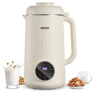 8-in-1 Nut Milk Maker, 41/ oz Soy/Nut/Seed Milk Maker Machine with multi Blades, for Homemade Oat, Nut, Seed, Soy, Juice, Milkshake, Rice Cereal, Plant-Based Beverages with Self-Cleaning, Boil Water, 12-Hour Delay