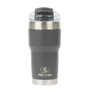 Pelican Stainless Steel Traveler Tumbler with Dual Drinking Options
