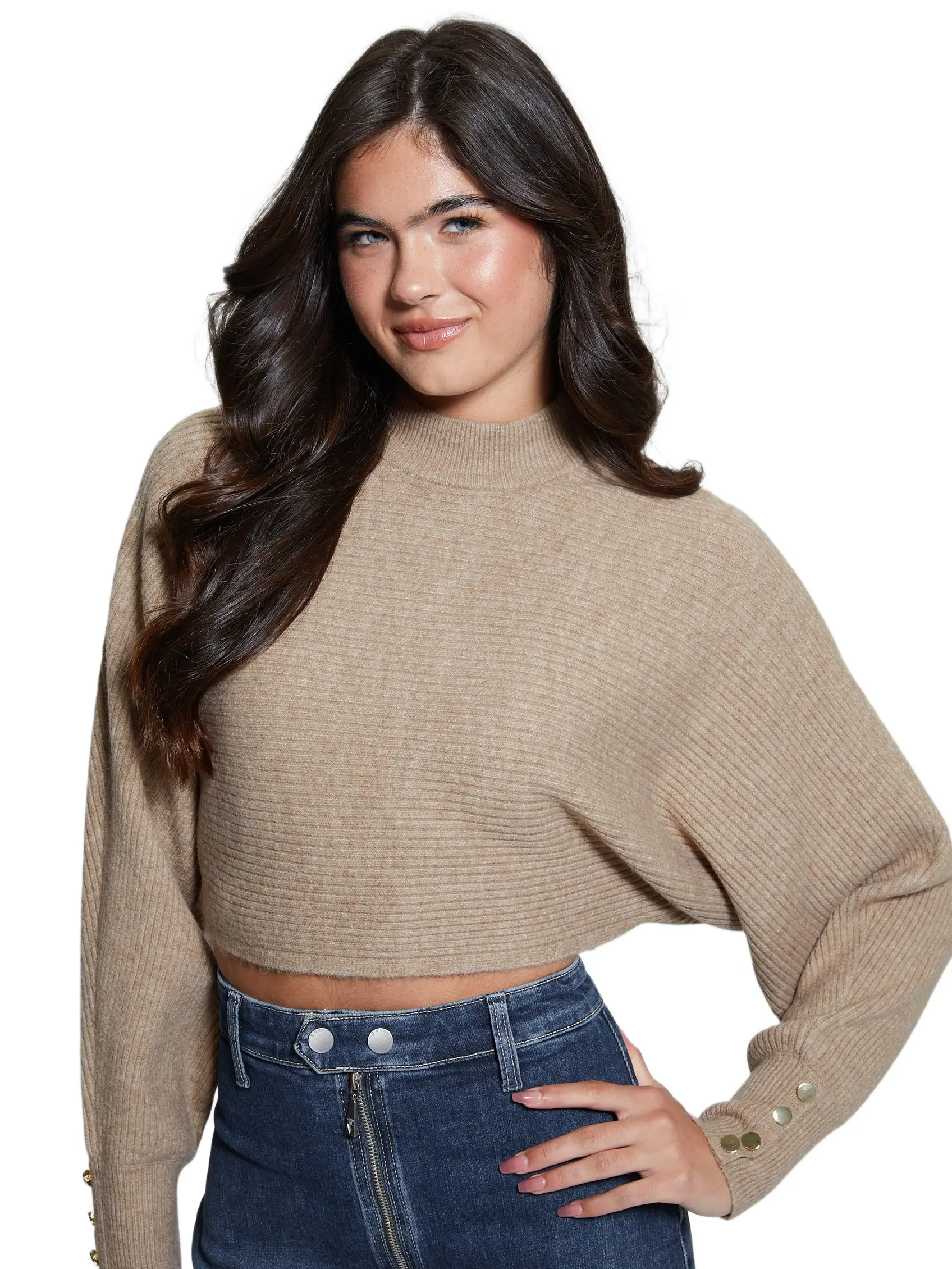 GUESS Female Toki Open Back Shrug Sweater