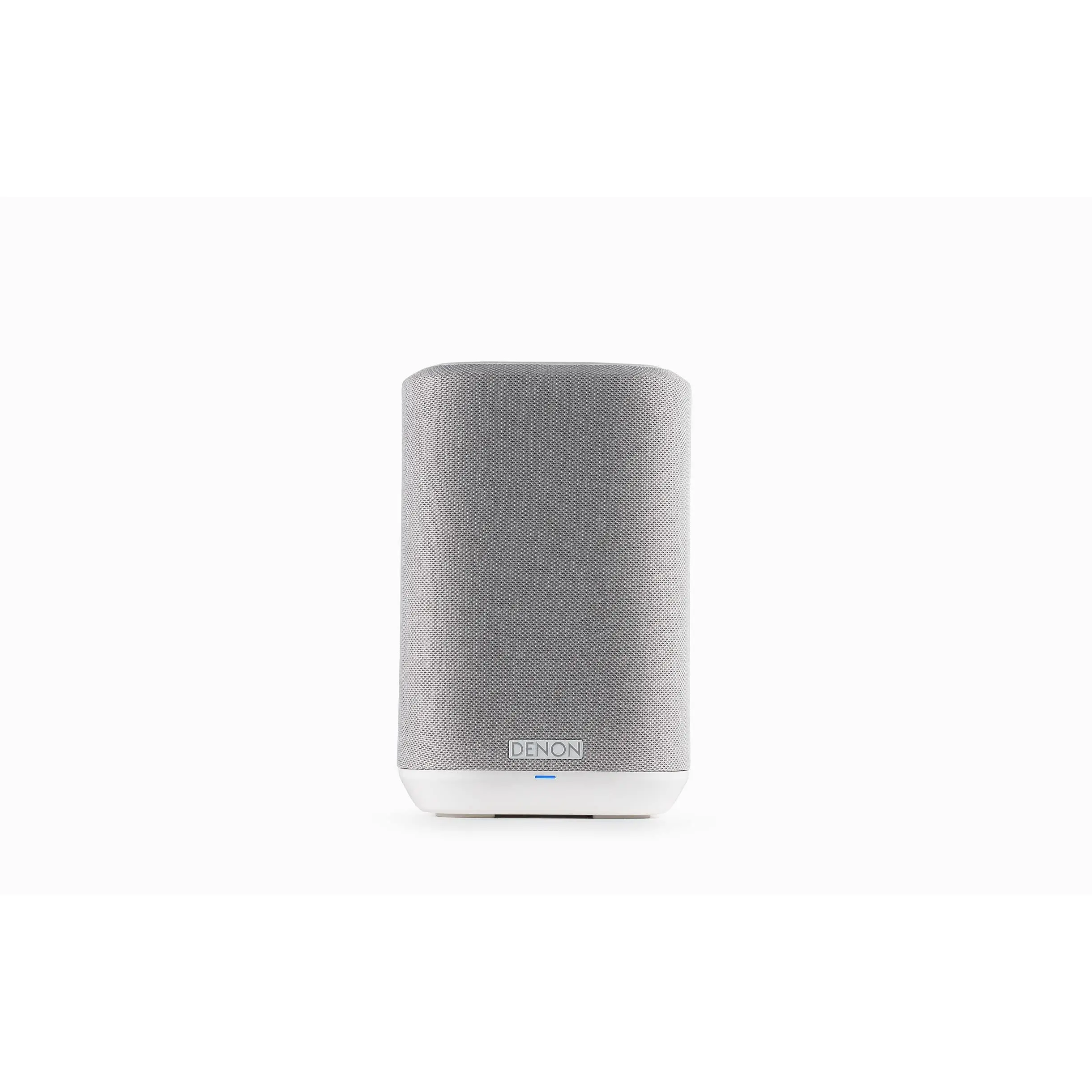 Denon Home 150 Compact Wireless Smart Audio Speaker - Wi-Fi, Bluetooth, HEOS, Alexa, Siri & AirPlay 2, Spotify Connect, Multi-Room Support, Mobile Streaming, Stereo Soundbar Pairing, Plug & USB Connectivity, White Subwoofer Smartphone, Wifi