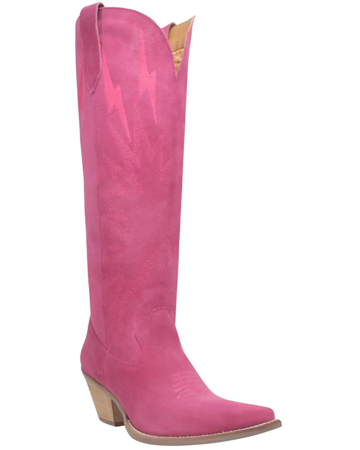 Dingo Women's Women'S Thunder Road Western Boot Snip Toe - Di597-Fuschia Dingo Women's Women'S Thunder Road Western Boot Snip Toe - Di597-Fuschia