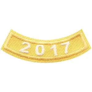 2017 Gold Year Rocker Patch